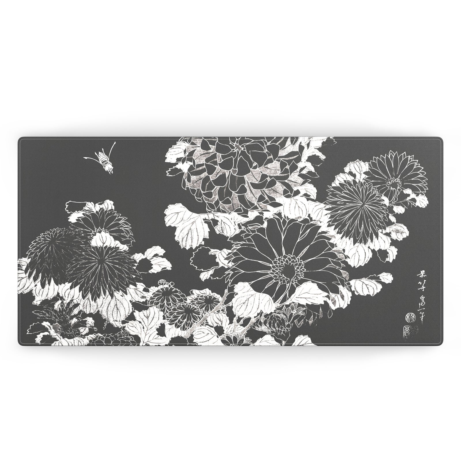 Chrysanthemums and Bee | Mousepad