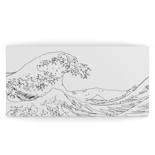 Great Wave White | Mousepad