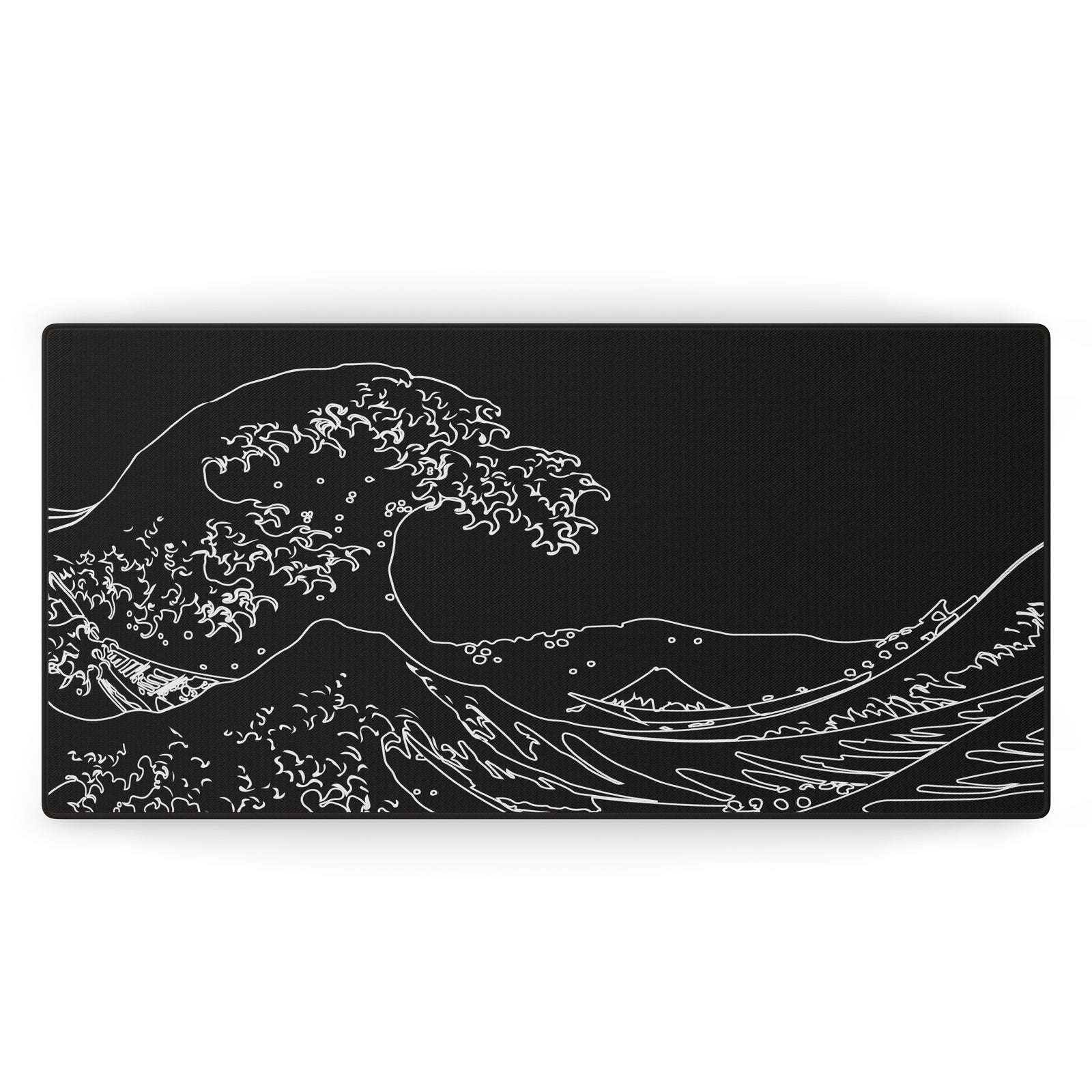 Great Wave Black | Mousepad
