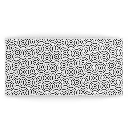 Circles White | Mousepad