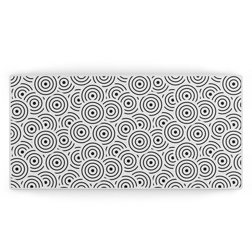 Circles White | Mousepad