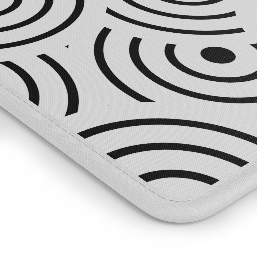 Circles White | Mousepad