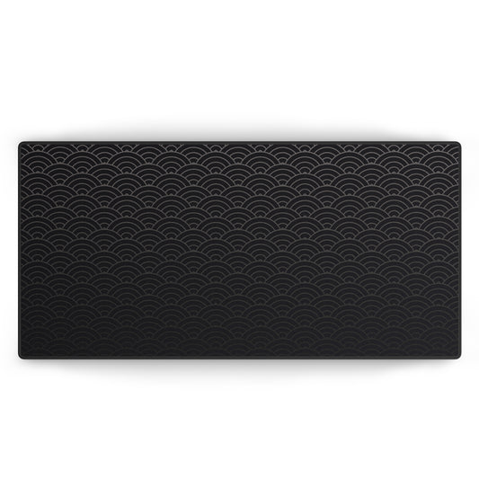 Japanese Cloud Black | Mousepad